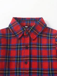 Áo sơ mi ca rô thường ngày cho bé trai - Nhiều màu - Xem 3