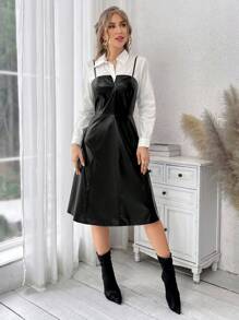 SHEIN Privé 女士背心裙(不含襯衫)