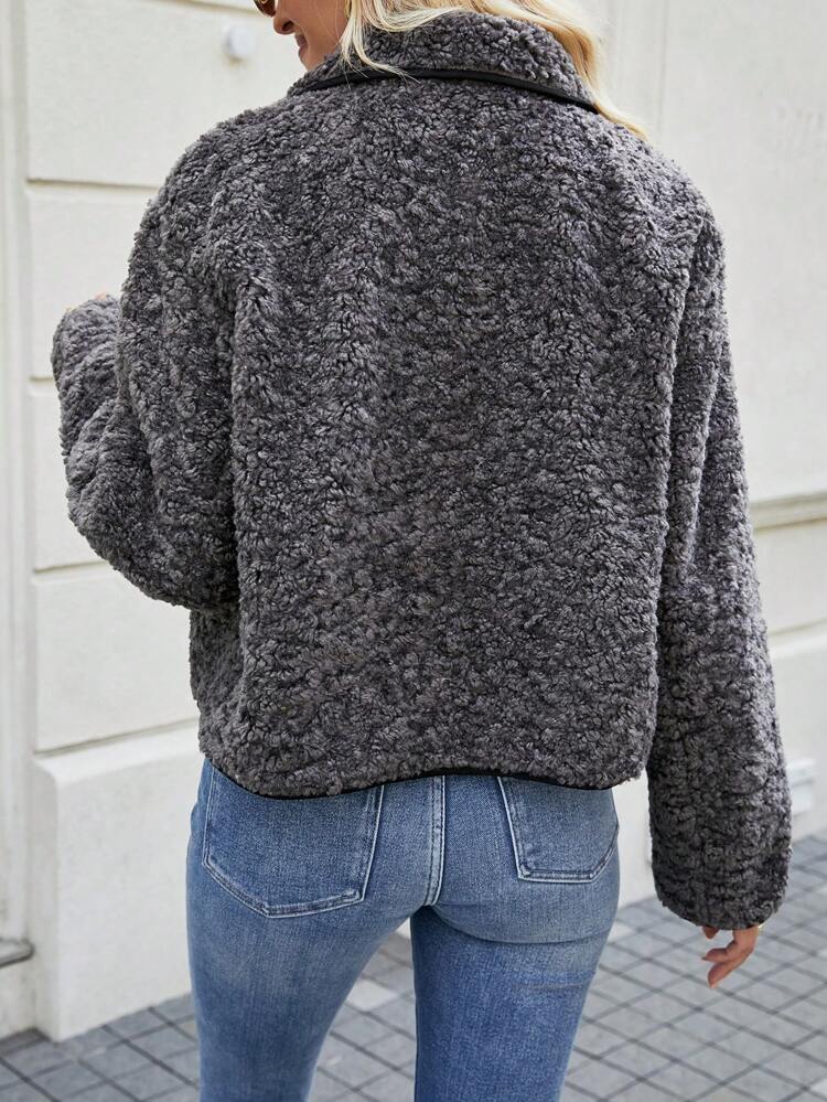 Women's Coat With Horn Buckle Fall Cloth For Women