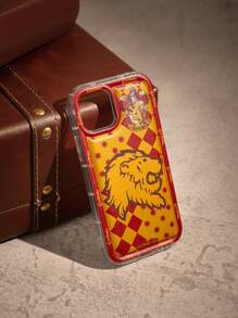 Harry Potter | ROMWE Cartoon Tiger Head Design Clear Air Cushion Phone Case Compatible With IPhone 12/13/14 Series, Protective Cover - Multicolor - View 1
