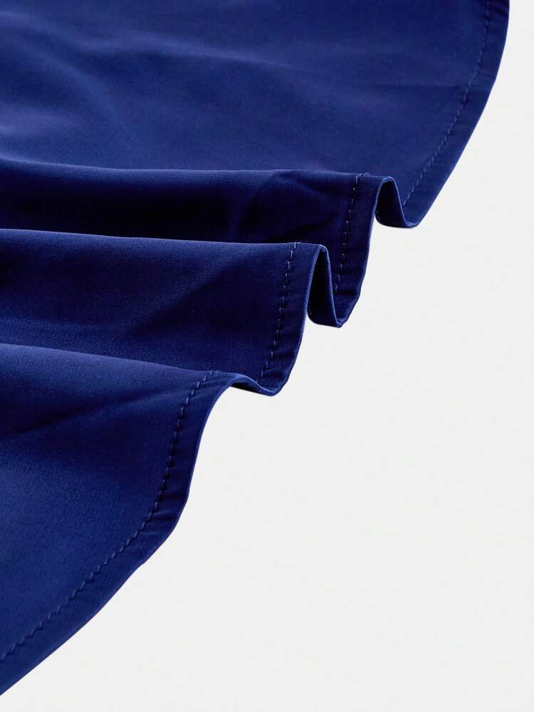 Choker Neck Lantern Sleeve Peplum Blouse