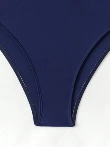 Swim SPRTY Vrouwen Halve rits Voorkant Eendelig Tops