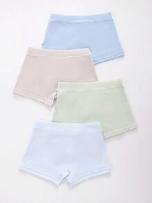 4pcs/set Toddler Boys' Cartoon Printed Boxer Shorts - Multicolor - View 2