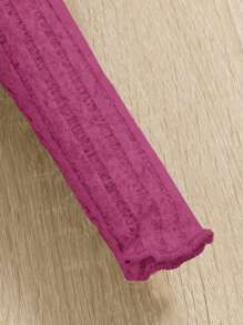 SHEIN Leap Crew 3 件套女婴不对称针织毛衣套装