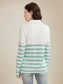 SHEIN Essnce Women's Striped T-shirt - Multicolor - View 2