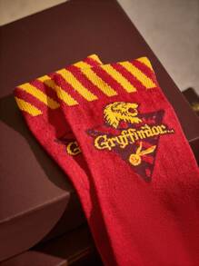 Harry Potter | ROMWE 1 Par De Calcetines De Media Pantorrilla Para Mujeres