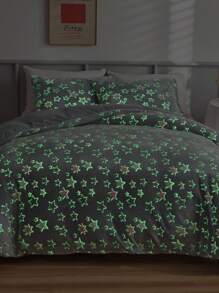 3 Piezas/set Juego De Ropa De Cama De Franela De Múltiples Colores Luminosos - Gris - Ver 7