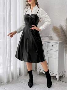 SHEIN Privé 女士背心裙(不含襯衫)