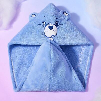 ROMWE X Care Bears 卡通图案吹干头发帽，家用浴室吹干发帽/毛巾