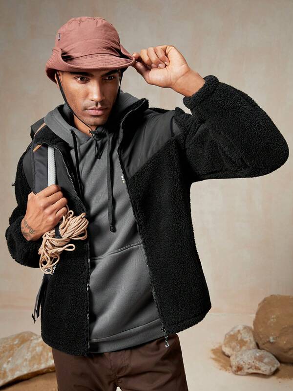 In My Nature In My Nature Homme Veste Zippé Extérieur En Polaire