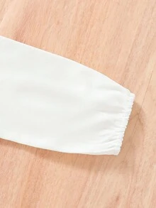 嬰兒女寶寶格紋裙配彼得潘衫領上衣套裝,秋冬季節適用