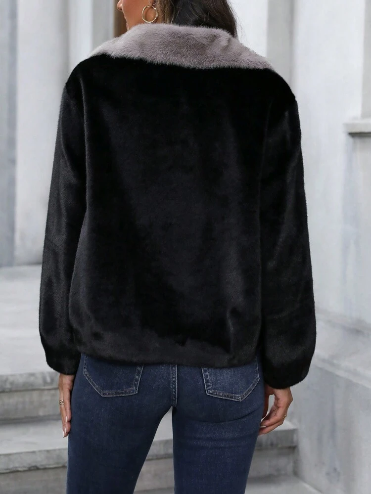 2023 New Arrival Women's Regular Fit Jacket, Simple Style, Warm And Fashionable For Fall And Winter