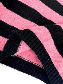 SHEIN Unity 女款黑色和粉色2合1針織毛衣 - 彩色 - 查看 5