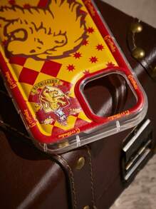 Harry Potter | ROMWE Cartoon Tiger Head Design Clear Air Cushion Phone Case Compatible With IPhone 12/13/14 Series, Protective Cover - Multicolor - View 4