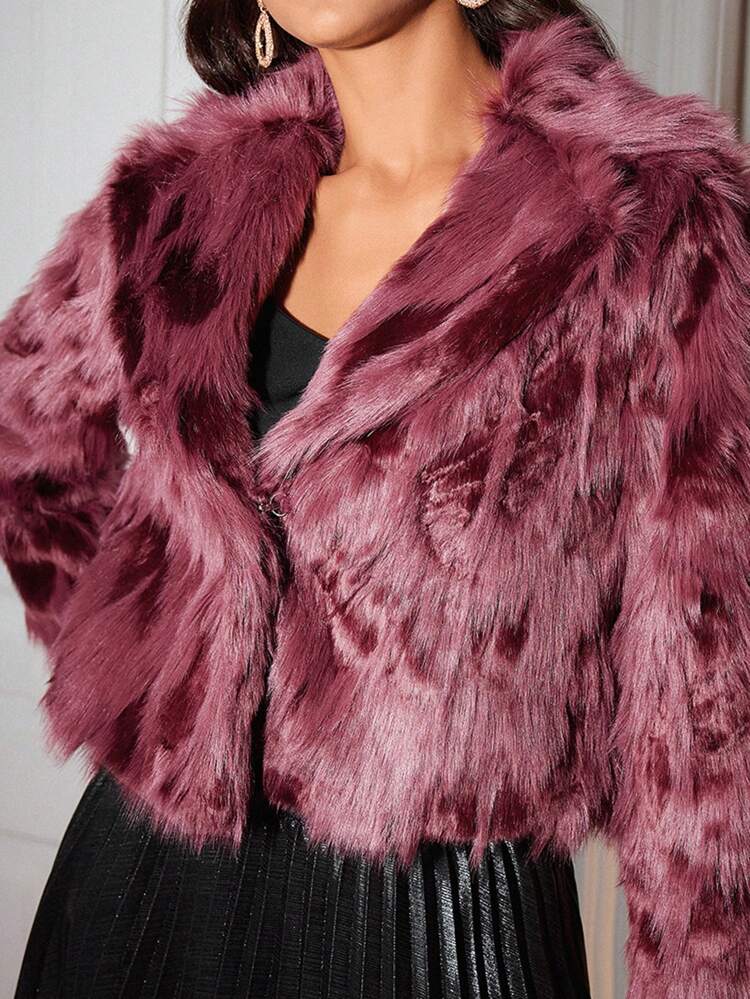 MOTF Classy OPEN FRONT FUZZY COAT
