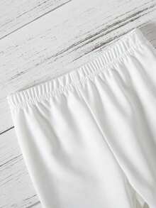 Em bé Con trai Lá thư In Áo nỉ Và Quần Bộ - Đỏ - Xem 6