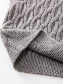 Baby Boy Fall & Winter New Arrival Cute Knitted Vest For Infants - Grey - View 3