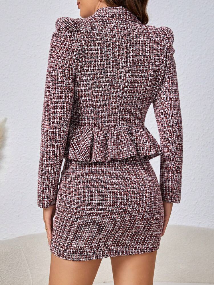 Women's Plaid Suit