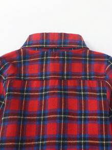 Áo sơ mi ca rô thường ngày cho bé trai - Nhiều màu - Xem 5