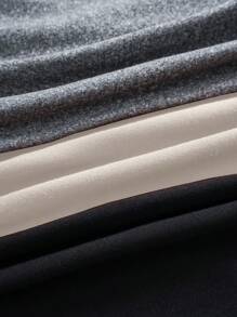 SHEIN Essnce 女士純色高領修身t卹 - 彩色 - 查看 7