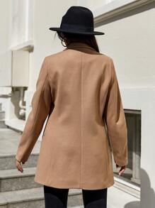 RueChic Piepkraag Dubbel Rijn Knoppen Blazers