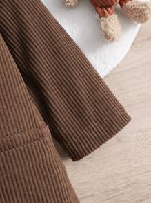 Em bé Con trai Vải to sợi Giải trí Áo sơ mi - màu nâu - Xem 4