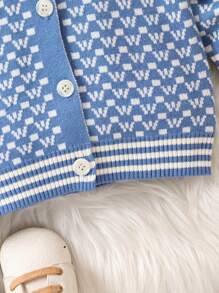 Cárdigan Completo Impreso De Niño Bebé