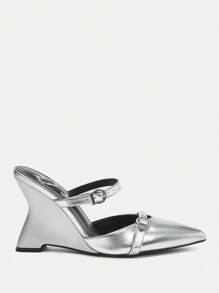 CUCCOO SZL Women's High Heel Pumps - Silver - View 9
