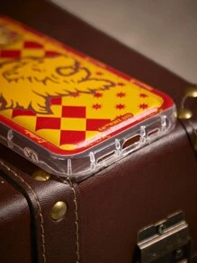 Harry Potter | ROMWE Cartoon Tiger Head Design Clear Air Cushion Phone Case Compatible With IPhone 12/13/14 Series, Protective Cover - Multicolor - View 3