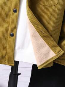 SHEIN Men's Two Piece Set: Thickened Shirt And Pants - Multicolor - View 5