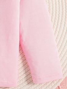 SHEIN Camiseta Interior De Estilo Dulce Y Lindo Para Niñas - Rosa - Ver 6