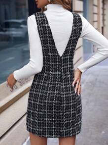 SHEIN Frenchy 連身裙 - 黑色 - 查看 2