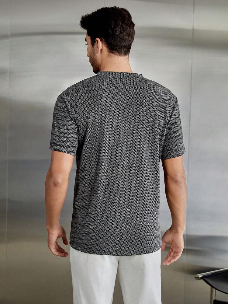 Men's Short Sleeve Knit Polo Shirt