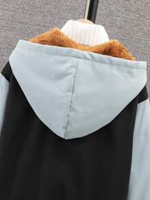 Boys' Home Wear Casual Hooded Jacket For Autumn And Winter - Black - View 7