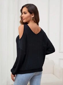 SHEIN Clasi 女士閃閃發光的T恤