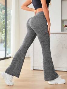 Daily&Casual Giải trí Quần thể thao  Với Hem xòe - Xám - Xem 5