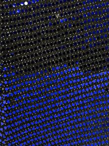 Hauture Glitter Lace Up Side Tube Jumpsuit - Multicolor - View 7