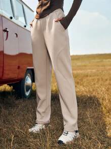 In My Nature Của phụ nữ Ngoài trời Thể thao Vỏ mềm Quần - Màu nâu  Mocha - Xem 5