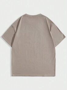 ROMWE MEN Street Life 男士天使圖案圓領t恤