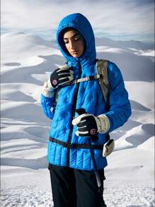 In My Nature 拉鏈開襟連帽外套 - 藍色 - 查看 6