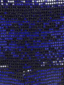 Hauture Glitter Lace Up Side Tube Jumpsuit - Multicolor - View 10