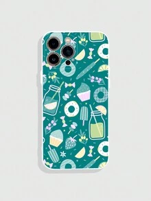 INSVY Design Studio 趣味糖果烤漆白色手機殼適合iphone12 13 14系列等手機殼保護套 - 彩色 - 查看 1