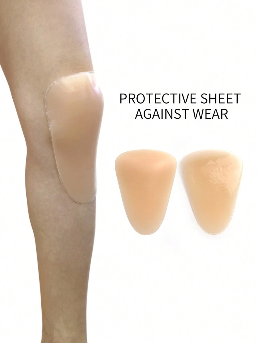 1對女士矽膠護膝 - 杏色 - 查看 1