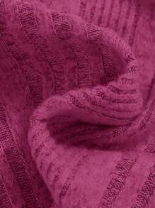 SHEIN Leap Crew 3 件套女婴不对称针织毛衣套装