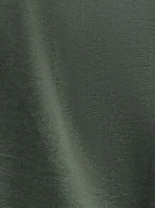 SHEIN Clasi Eo Xếp li Thả vai Tay áo Áo sơ mi - xanh quân đội - Xem 6