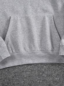 印有閃電和宇航員圖案的帽衫 - 灰色 - 查看 6