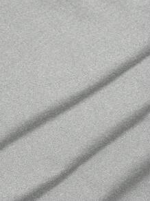 RueChic 男士灰色彈性腰抽繩休閒運動褲 - 灰色 - 查看 5