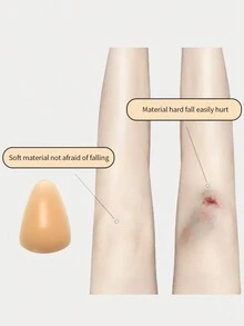 1對女士矽膠護膝 - 杏色 - 查看 2