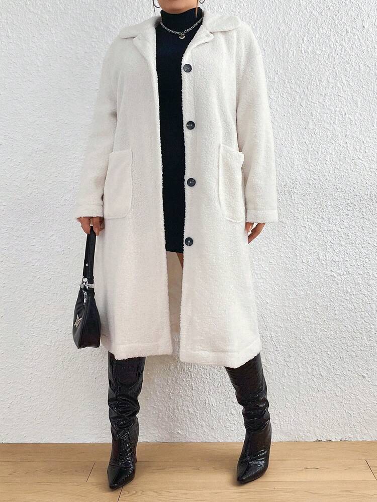 Warm Plush Long Coat