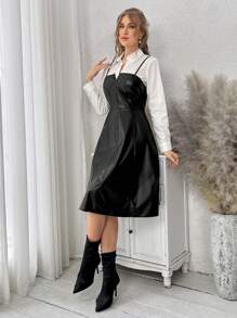 SHEIN Privé 女士背心裙(不含襯衫)